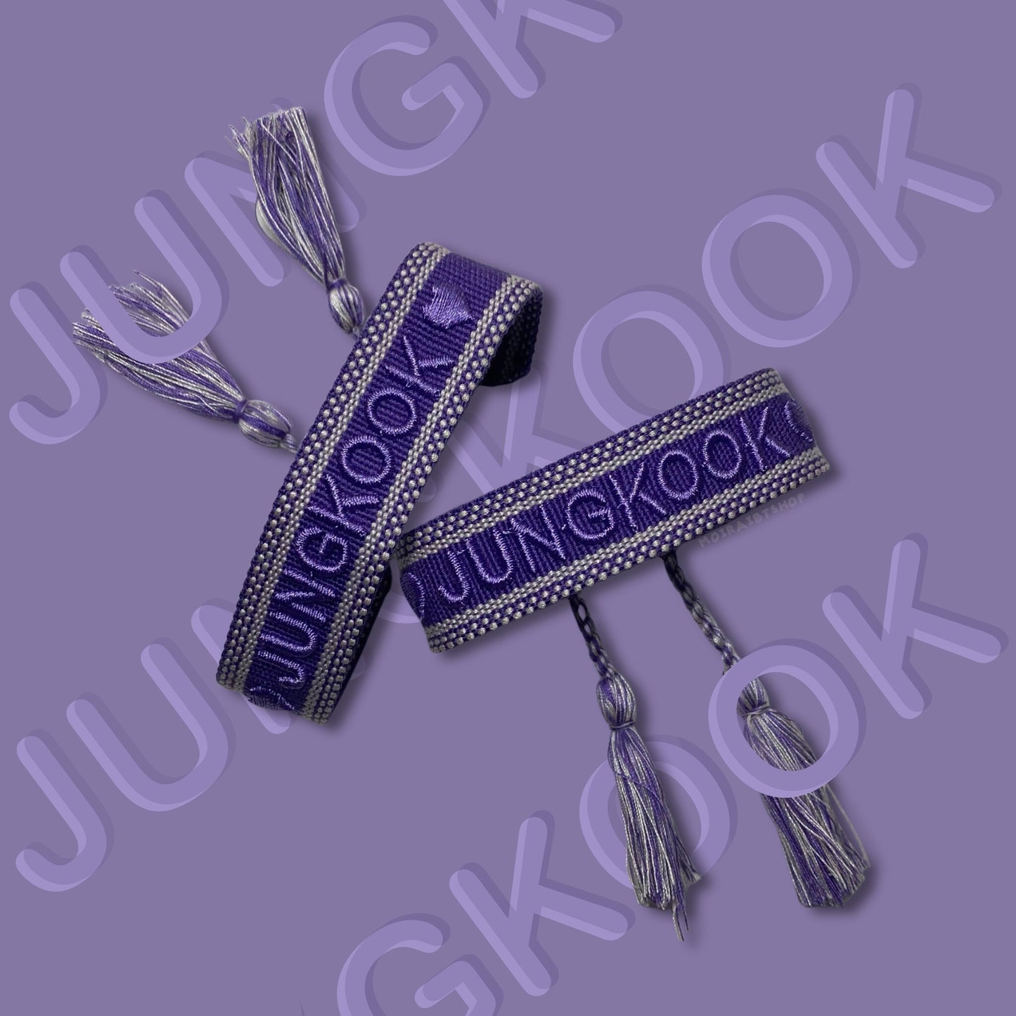 Jungkook Friendship Bracelet  Bracelet | BTS Embroidered Friendship Bracelet