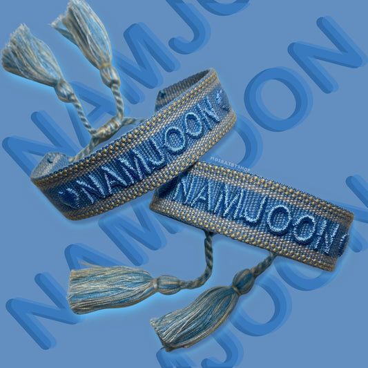 Kim Nam-Joon  Friendship Bracelet | Bangtan Bracelet | BTS Embroidered Friendship Bracelet