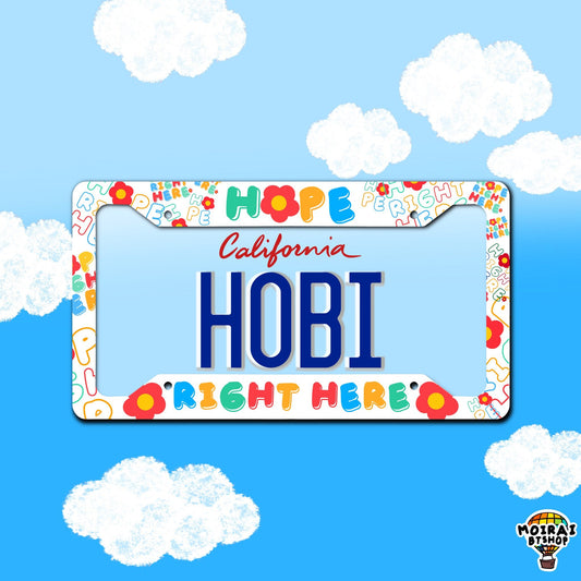 Hope Right Here License Plate Frame/ Hobi License Plate Frame/ License Plate Frame