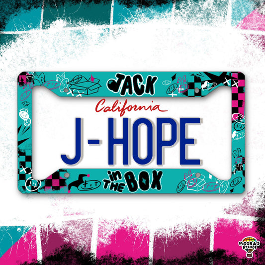 Jack In The Box License Plate Frame/ Hobi License Plate Frame/ License Plate Frame