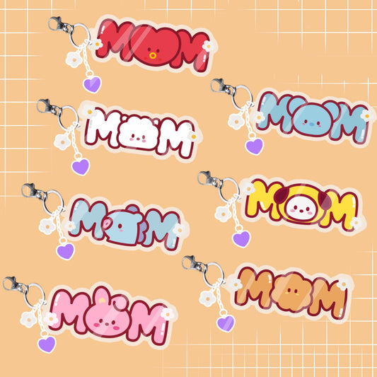 MOM Acrylic Keychain  | Mother's Day Gift | Gift for Mom | Army Mom